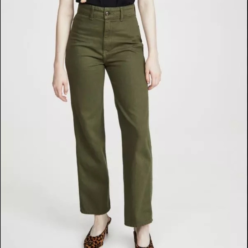Reformation Marine Jeans Army Size 23 NWT NWT